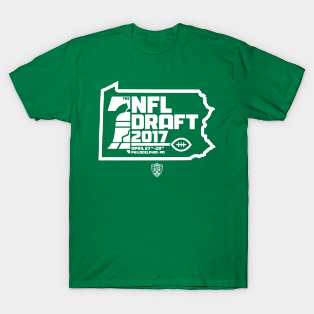 Draft Day (White) T-Shirt by dhartist